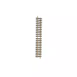 Rail droit LGB 10600 - G : 1/22.5 - Longueur 600 mm - Code 332 - Écartement 45 mm