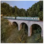 Autorail diesel RGP II avec remorque - Jouef HJ2419S - HO 1/87 - SNCF