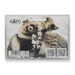 Set van 10 wasberen & 1 standbeeld - KATO 6-602 | N 1/160