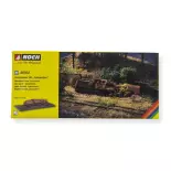 Locomotiva Diorama "Luogo dimenticato" NOCH 60763 - HO 1/87