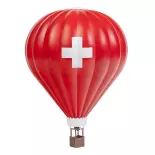 Montgolfière avec symbole suisse HO 1/87