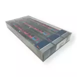 Coffret de 3 voitures corail - Roco 6200025 - SNCF - HO 1/87 - EP. VI