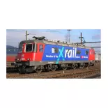 Locomotive électrique Re 620 rouge/bleu KATO K10176 - CFF - N 1/160 - EP V / VI