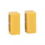 Lot de 2 Cabines Téléphoniques de la Poste Fédérale - 7x7x16mm - EP. IV - Faller 272928 - N 1/160 