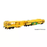 Rincalzatrice dinamica diesel 09-3X PLASSER & THEURER - Kibri 16090 - HO 1/87 - Ep V/VI - Analogico - 2R