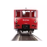 VB 2.07 Piko 53295 red railcar trailer - HO 1/87 - DR - EP III