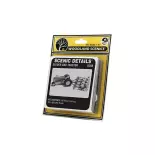 Tractor and seeder - Woodland Scenics D208 - HO 1/87th