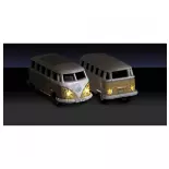 VW T1 SambaBus + remorque 2.4GHz 100 - Carson 500504164 - HO 1/87