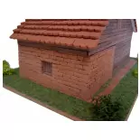 Kit de construction en céramique pour refuge alpin - Keranova 30220 - HO 1/87