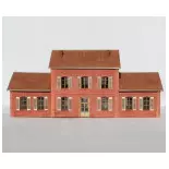 Compagnie du Chemin de du Nord Estación de ferrocarril Modelo Madera 101008 - HO 1/87 - 222 piezas