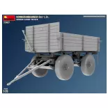 Remorque allemande Sonderanhänger Ost 1,5t  - MINIART 550035487 - 1/35