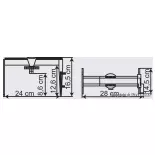 Grue à conteneurs - Vollmer 45624 - HO 1/87