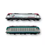 Lote de 2 locomotoras eléctricas Vado Ligure E652 172 & E494 039 - Acme 60569 - HO 1/87 - Ep VI - Sonido digital - 2R