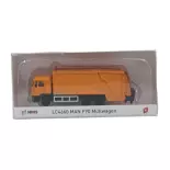 Camion poubelle MAN F90 - LEMKE LC4660 - N 1/160 - véhicule miniature