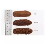 Fine brown ballast - Woodland Scenics B1372 - 945 mL - All scales