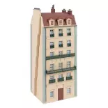 Maison de ville, 6 étages - Faller 130712 - HO 1/87 - EP III - 105 x 111 x 268 mm