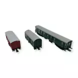 Coffret wagons pour train de chantier - ROCO 76019 - CSD - HO 1/87 - EP IV-V