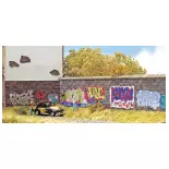 Busch 6035 coloured graffiti set - Lots & Logos - 3 different sizes