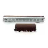 Set "Train de Maintenance" DEV in & Wagon G4 - Jouef HJ4183 - HO 1/87 - SNCF - Ep IV/V - 2R