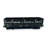 Coffret de 3 wagons TP tombereaux Haut Clamecy - Ree Modèles WB-852 - HO 1/87 - SNCF - EP III - 2R 