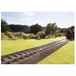 Rail Droit de transition Trix 62922 - 188 mm - HO : 1/87 - Code 83 - Voie C