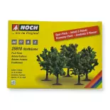 Pack de 5 arbres fruitiers Noch 25610 - HO | TT | N | Z - hauteur 80 mm