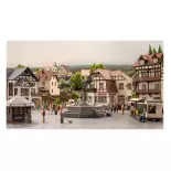 Stadtbrunnen Walküre NOCH 66455 HO 1/87 - 100x100x75 mm