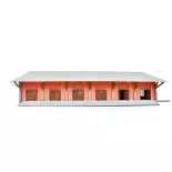 Halle à marchandise de la compagnie des chemins de fer du Nord - Bois Modélisme 102007 - HO 1/87