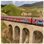 Coffret de 3 voitures corail - Roco 6200025 - SNCF - HO 1/87 - EP. VI