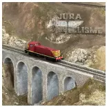 Locomotive diesel 851 - Ree Modèles JM-011 - HO 1/87 - CFL - Ep III - Analogique