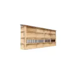 Semi-edificio industrial para fondo - Modelismo madera 206001 - N 1/160