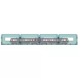 Dubbele transportkist PECO PT61 - N 1/160 - HO / HOm / HOe 1/87 - OO 1/76