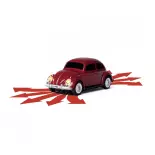 Volkswagen coccinelle rouge 2.4G 100% RTR - Carson 500504147 - HO 1/87