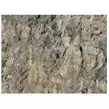 Crumpling rock sheet Noch 60303 - HO 1/87 - 450 x 255 mm