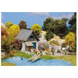 Kleine Wassermühle Faller 131362 - HO 1/87 - EP II - 115x98x75mm