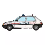 Voiture Peugeot 205 GE - REE MODELES CB155 - HO 1/87 -  Blanc "POLICE"