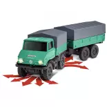 Mercedes-Benz Unimog U406 Forestier avec remorque 2.4G 100% RTR - Carson 500504165 - HO 1/87