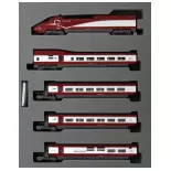 SET 10 ÉLÉMENTS TGV THALYS KATO 101658 - N : 1/160 - PBKA - EP VI