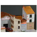 Bloc de Locaux Professionnels Anciens (Modèle 1) - Régions et Compagnies PRO009 - HO 1/87