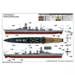 Bateau croiseur léger français Marseillaise - Trumpeter 05374 - 1/350