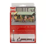 Set "Groenten kopen", meerdere elementen BUSCH 7997 - HO 1/87