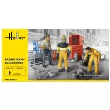Equipe de Course + Accessoires - 185x375x45mm - Heller 82750 - 1/24