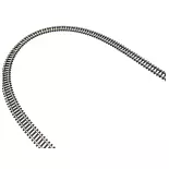 Minitrix flexible rail 730 mm - N : 1/160 - code 80 - 14901