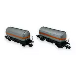 Set di 2 carri cisterna - Arnold HN6525 - N 1/160 - SNCF - Ep III - 2R