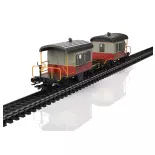 Coffret de wagons d'accouplement "Sputnik" Swiss Express - Märklin 46850 - SBB/CFF/FFS - HO 1/87 - EP. IV