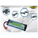 Batterie NiMH 7,2V 3000mAh Race avec connecteur Tamiya - CARSON500608224