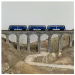 Coffret de 3 wagons tombereaux Eamnos - Arnold HN6602 - N 1/160 - SNCF - Ep VI - 2R