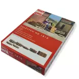 Pack of 12 empty wooden pallets BUSCH 1810 - HO 1/87