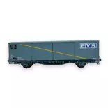 Wagon couvert EVS Hs parois planes "Bande jaune" - LS Models 30672 - HO 1/87 - SNCF - Ep IV - 2R