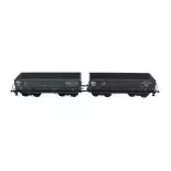 Set de 2 wagons trémies Redange-Dilling DM - LS Models 31105 - HO : 1/87 - SNCF - EP III